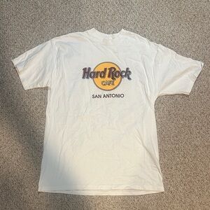 Hard Rock Cafe Cream Tee with Logo